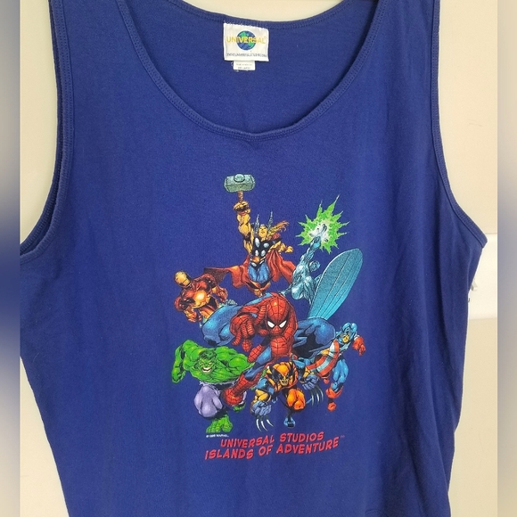 Vintage 1998 Marvel Universal Studios Islands Of Adventure Tank Tee🌏 - Picture 2 of 5